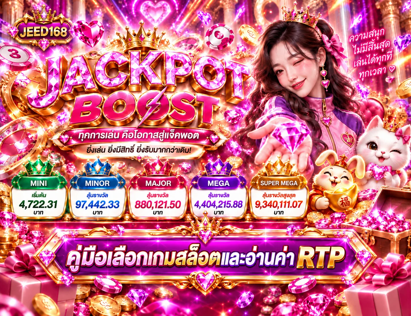JEED168 คู่มือเลือกเกมสล็อตและอ่านค่า RTP สำหรับมือใหม่